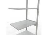 SCHULTE Lagertechnik - Stecks.Anbaur. mit Längenriegel - 2500x750x500 mm, Typ 150 kg