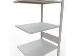 SCHULTE Lagertechnik - Stecks.Anbaur. mit Längenriegel - 3000x750x600 mm, Typ 150 kg