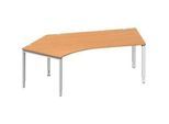 Schäfer Shop Genius Winkelschreibtisch MODENA FLEX 135°, Ansatz links, B 2165 mm, Buche