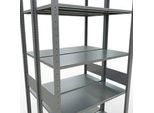SCHULTE Lagertechnik - Stecks.Doppelgrundregal Typ 150 - 3000x1000x2x400 mm verz.2x7 Böden