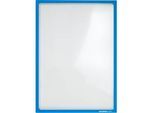 Schäfer Shop Select Magnetrahmen, für A4-Dokumente, UV-beständige PET-Folie, blau, 4 Stück