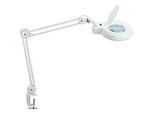 MAUL LED-Lupenleuchte Viso, Klemmfuss, weiss