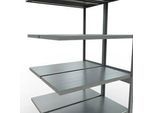 SCHULTE Lagertechnik - Stecks.Doppelanbaur. Typ 250 kg - 2500x1000x2x500 mm, 12 Böden