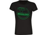 multifanshop Damen T-Shirt - Mönchengladbach - Meine Fankurve - Druck grün - Frauen