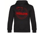 multifanshop Kapuzen Sweatshirt - Kaiserslautern - Meine Fankurve - Druck rot - Hoodie