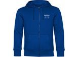 multifanshop Kapuzen Sweatshirt Jacke - Bielefeld - Herzschlag - Druck weiß - Jacke