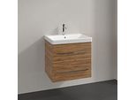 Villeroy und Boch Avento Waschtisch-Unterschrank A88900RH 58x51,4x45,2cm, 2 Auszüge, wandhängend, Kansas Oak