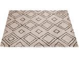 Hochflor-Teppich GUTMANN FACTORY "Puffy 65399", beige, B:160cm H:250mm L:230cm, Baumwolle, Kunstfaser, Teppiche