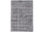 Teppich CARPETFINE "Ava Viskoseteppich", grau (hellgrau), B:200cm H:13mm L:250cm, Viskose, Teppiche, Teppich, Seidenoptik, leichter Glanz, auch als Läufer erhältlich