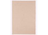 Teppich HEINE HOME Gr. 5, beige (natur), B:140cm H:12mm L:200cm, Wolle, Teppiche, Teppich