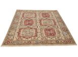 Wollteppich THEKO "Saharna 7275" Gr. 2, beige, B:80cm H:10mm L:150cm, Wolle, Teppiche, Fransenteppich, reine Wolle, Orient-Optik, mit Fransen