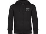 multifanshop Kapuzen Sweatshirt Jacke - Deutschland - Herzschlag - Druck weiß - Sweat