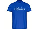 multifanshop Herren T-Shirt - Hoffenheim - Schriftzug - Druck weiß - Männer