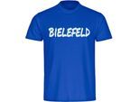 multifanshop Kinder T-Shirt - Bielefeld - Textmarker - Druck weiß - Kind