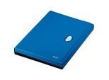 Leitz® Dokumentenmappe Recycle, A4, bis 250 Blatt, 5 Fächer & Ablagefach, blickdicht, Blauer Engel, Kunststoff, blau