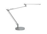 LED-Tischleuchte MAMBOLED, 7 W, 665 lm, mit Diffusor, dreh- u. neigbar, Sockel + Klemme, metallgrau