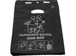 Deiss Hundekotbeutel, 2,8 Liter, HDPE, mit Positionsdruck, B 200 x L 330 mm, schwarz, 2000 Stück