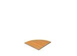 Schäfer Shop Select Verkettungsplatte Moxxo IQ, 90°, Viertelkreis, B 800 x T 800 mm, Buche-Dekor
