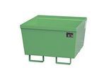 Auffangwanne BAUER AO-1, Stahl, 229 l, B 800 x T 800 x H 545 mm, grün