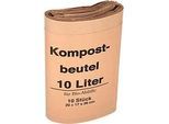 Deiss Bio-Papierbeutel, 10 Liter, Natronmischpapier, braun, B 200+160 x H 360 mm, 300 Stück