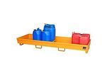 Auffangwanne BAUER AO-4/B, Stahl, 280 l, B 2400 x T 800 x H 285 mm, orange