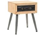 vidaXL Nachtisch Massivholz Tanne 43x38x50 cm