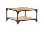 vidaXL Couchtisch 60x60x35 cm Massivholz Mango