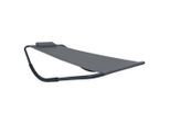 vidaXL Gartenbett Grau 200 x 90 cm Stahl