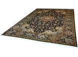 Kayoom Seidenteppich »Kashan 8813«, rechteckig, 10 mm Höhe, Einzelstück mit Zertifikat, Wohnzimmer