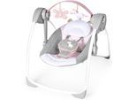 Babyschaukel INGENUITY "Comfort 2 Go, Flora Unicorn", Baby, rosa, Kunststoff, Leder, Metall, Stoff, Babywippen Babyschaukel, tragbar