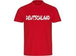 multifanshop Herren T-Shirt - Deutschland - Textmarker - Druck weiß - Männer