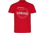 multifanshop Kinder T-Shirt - Leipzig - Meine Fankurve - Druck weiß - Kind