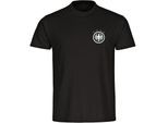 multifanshop Kinder T-Shirt - Deutschland - Adler Retro - Druck weiß - Kind