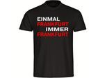 multifanshop Kinder T-Shirt - Frankfurt - Einmal Immer - Druck rot - Kind