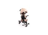 Byox Tricycle Flexy Lux 3 in 1 Dreirad, klappbar, Gummireifen, drehbarer Sitz beige