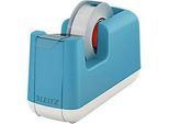 Leitz® Tischabroller für Klebefilm Cosy, für Rollen mit L 33 m x B 19 mm, Füsse, inkl. Klebefilmrolle, Kunststoff, blau