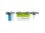 Rollenclip-Wandleiste inkl. Rollenclips
