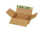 Versandkartons Grünmarie®, 235 x 165 x 60 mm, ideal für Päckchen Grösse S, Automatikboden, bis 20 kg, FSC®-Wellpappe, braun, 25 Stück