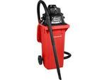 Komplettset Nass-Trockensauger, mit Werkzeugsteckdose, inkl. Grossmülltonne für 120 l, 1 Patronenfilter & 1 Vliesfilter, rot