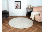 Myflair Möbel & Accessoires Teppich »My Heaven«, rund, 10 mm Höhe, Kurzflor, Scandi-Look, besonders weich durch Microfaser