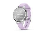 Smartwatch GARMIN "Lily 2 Active", lila (silber, lila), Smartwatches