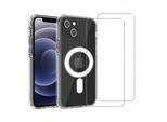 Hülle iPhone 13 und 2 schutzfolien - TPU - Transparent