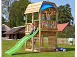Spielturm JUNGLE GYM "Jungle Barn", beige (natur), Spieltürme, KinderB:210cm H:320cm T:380cm, Holzwerkstoff, BxTxH: 210x380x320 cm, B:210cm H:320cm T:380cm