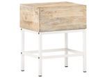vidaXL Nachttisch 40x30x50 cm Mango Massivholz