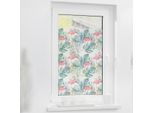 LICHTBLICK ORIGINAL Fensterfolie »Fensterfolie selbstklebend, Sichtschutz, Flamingo - Rosa Grün«, 1 St., blickdicht, glattstatisch haftend
