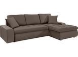 TRENDMANUFAKTUR Ecksofa »Indie II, tolle Detailverarbeitung, bequem und komfortabel im Sitz«, XL und XXL, wahlweise mit Bettfunktion, L-Form