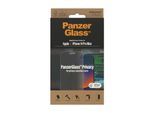 PanzerGlass Displayschutzglas »Classic Fit Privacy iPhone 14 Pro Max«, für iPhone 14 Pro Max, (1 St.)