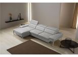 Egoitaliano Ecksofa "Princess, elegantes Designsofa mit erstklassigem Sitzkomfort, L-Form" mit Recamiere, inkl. Kopfteilverstellung, edle Designmetallfüsse