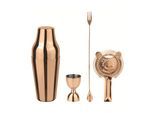 Cocktail Shaker "Paderno Parisian 4tlg. kupfer"