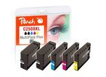 Tintenpatrone »Peach Canon PGI-2500XL 2x BK, C, M, Y«, (5 St.)